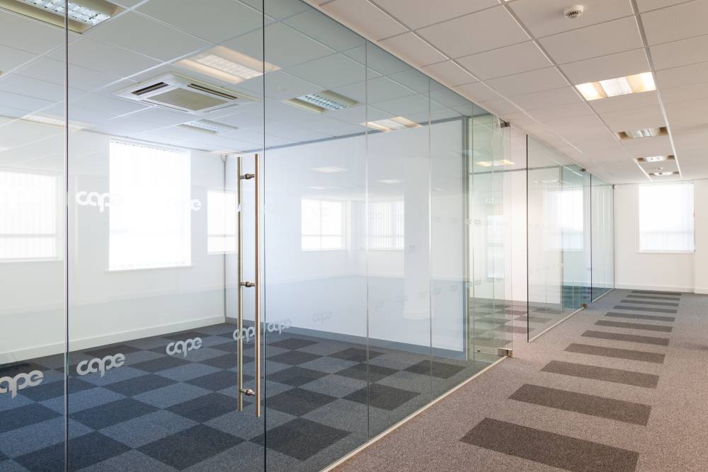 CAPE corridor and meeting room spaces