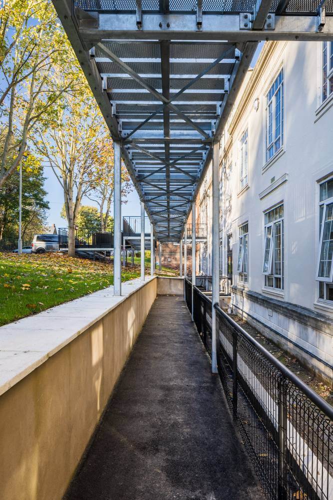 Paces School Accessible Path From Below